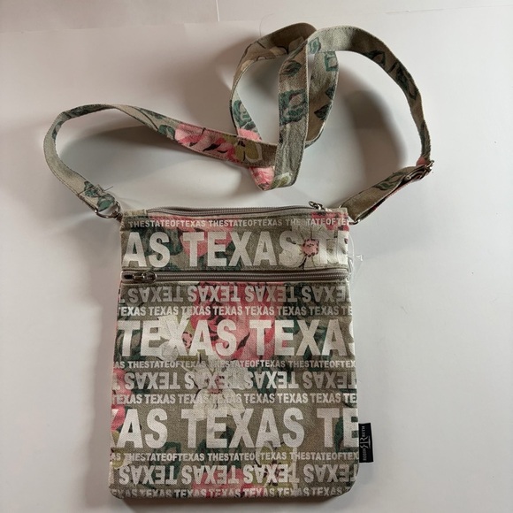 Robin Ruth Handbags - Robin Ruth Texas Floral Canvas Crossbody Bag – New
